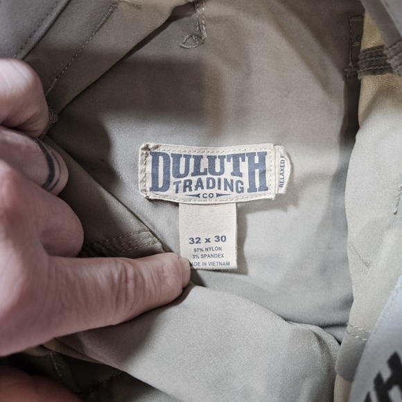 Duluth Trading Dry On The Fly Pants Men’s 32x30 Khaki - Picture 7 of 10
